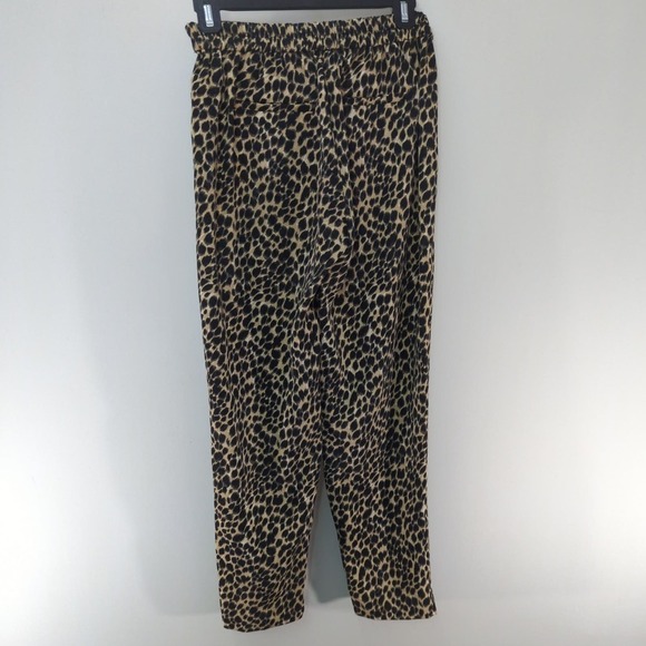 J. Crew Jamie Pants Leopard Print Pull on High Waisted Sz.0 - Picture 6 of 10